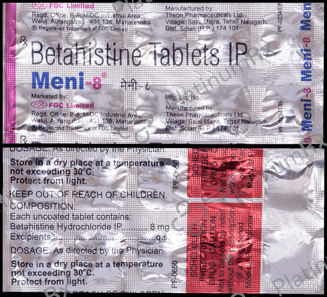 Meni 8mg Tablet
