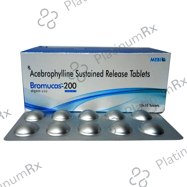 Bromucas 200mg Tablet SR 10s