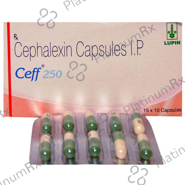 Ceff 250mg Capsule 10s