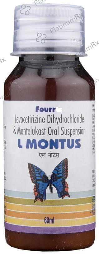 L Montus 2.5/4mg Oral Suspension 60ml