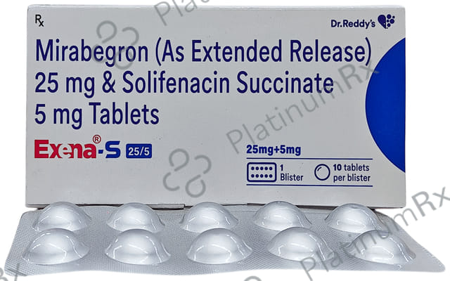 Exena S 25/5mg Tablet 10s
