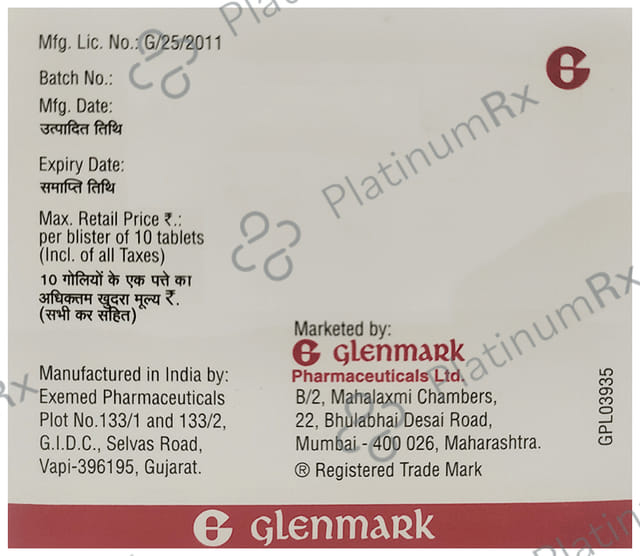 Sitazit M ER 500/100mg Tablet 10s