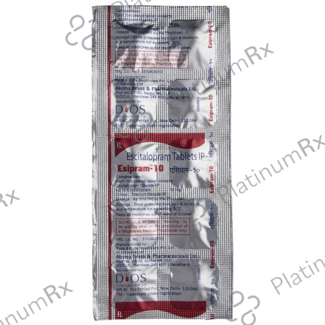 Esipram 10 Tablet