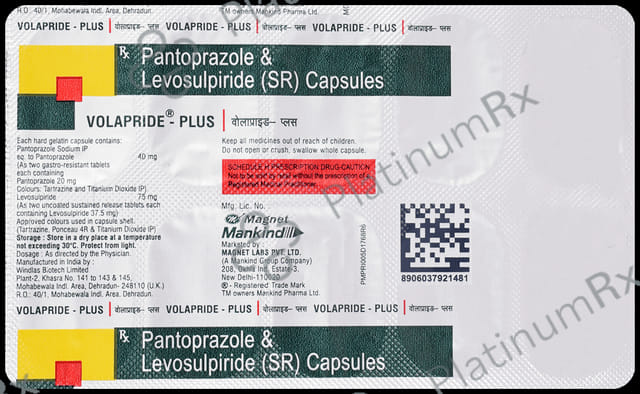 Volapride Plus 75/40mg Capsule SR 10s