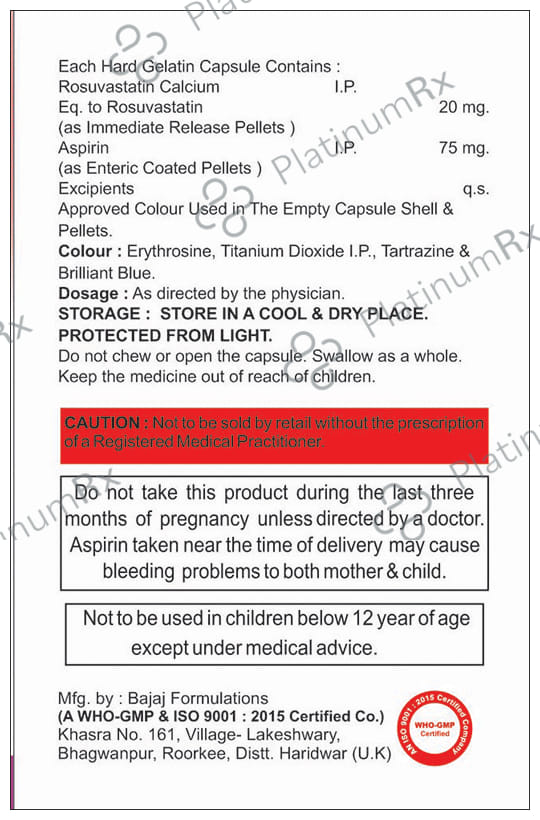 Rosuquid-A 20 75 Capsule IR