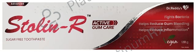 Advanced Stolin R Active Gum Care Toothpaste Sugar Free 120gm