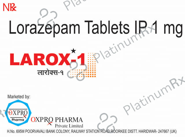 Larox 1mg Tablet 10s Oxpro Pharma Pvt. Ltd.