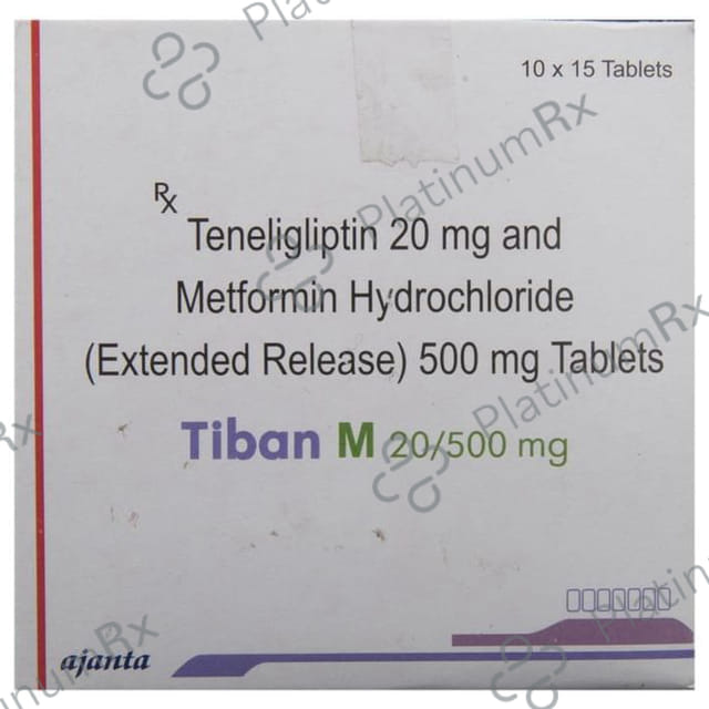 Tiban M 20/500mg Tablet ER 15s