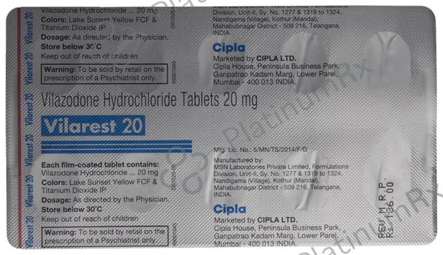 Vilarest 20 Tablet