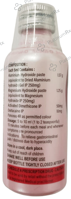 Acinil O Mint Flavour Sugar Free Suspension 120ml
