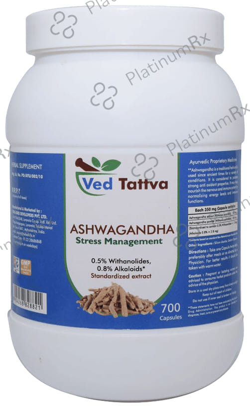 Ved Tattva Ashwagandha Stress Management Capsule 700 capsules