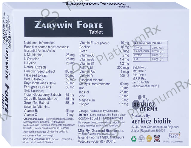Zarywin Forte Tablet
