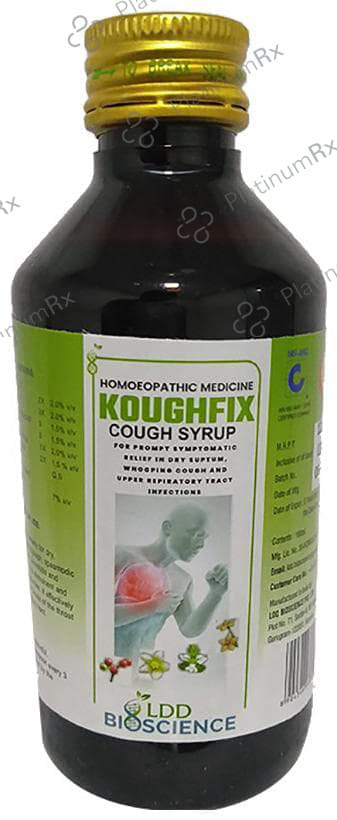 LDD Bioscience Koughfix Cough Syrup 180 ml