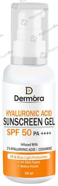 Dermora Hyaluronic Acid Sunscreen Gel SPF 50 PA++++
