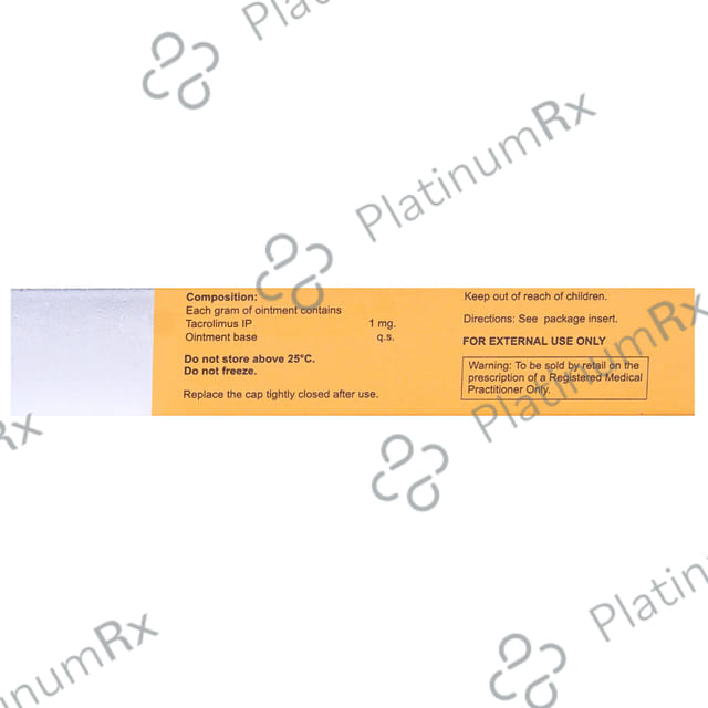 Tacrovera Forte 0.1% Ointment 10gm