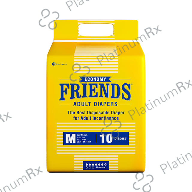 Friends Economy Adult Unisex Diaper Medium 10s