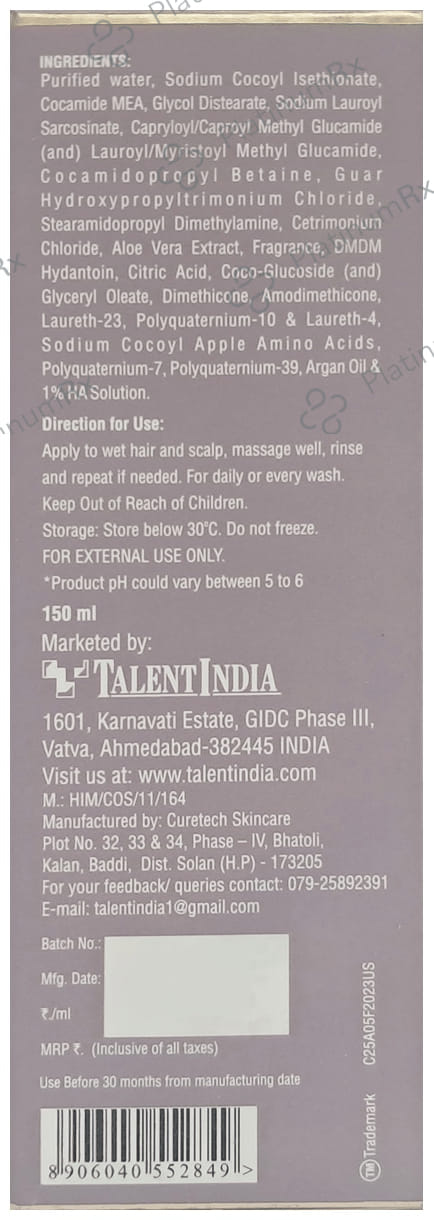 Cafune Clarifying Conditioning Shampoo 150ml