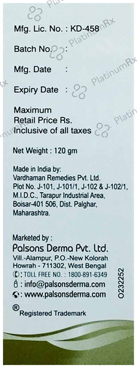 Zeroscab 5% Cream 120gm