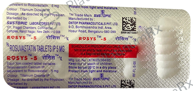 Rosys 5mg Tablet 10s