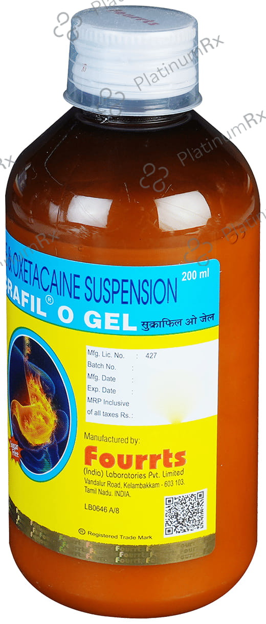 Sucrafil O Gel 10/500mg Suspension 200ml