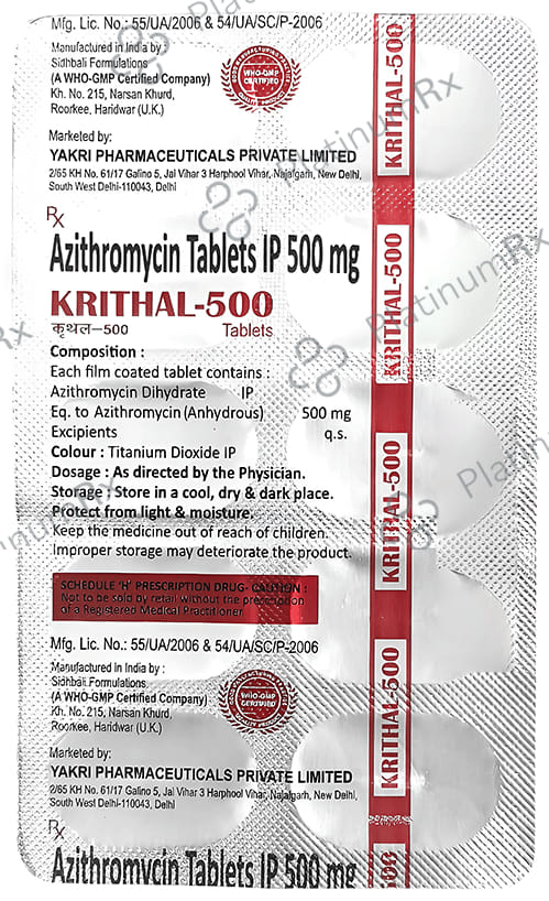 Krithal 500mg Tablet 10s