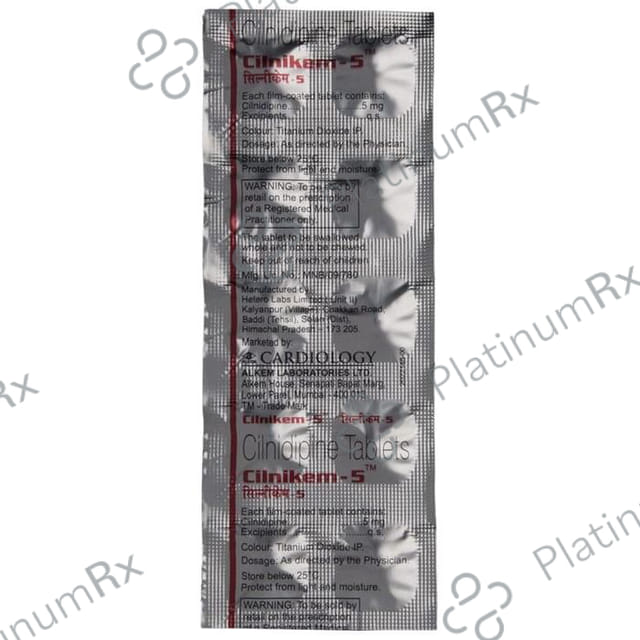 Cilnikem 5mg Tablet 10s