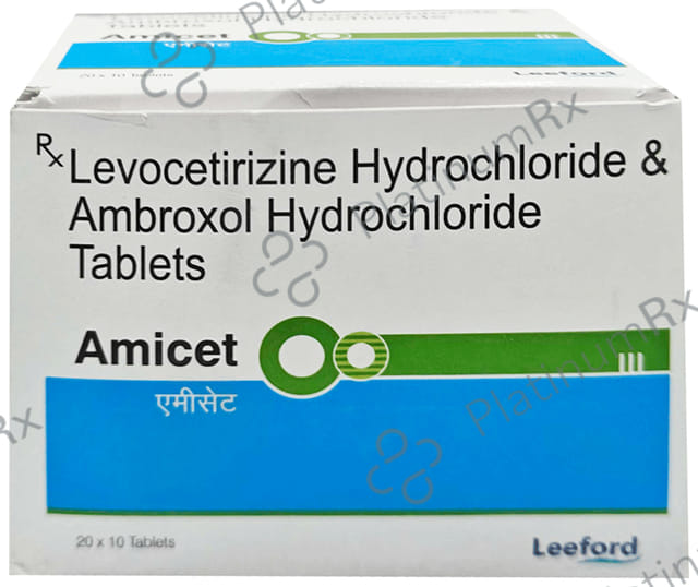 Amicet 60/5mg Tablet 10s