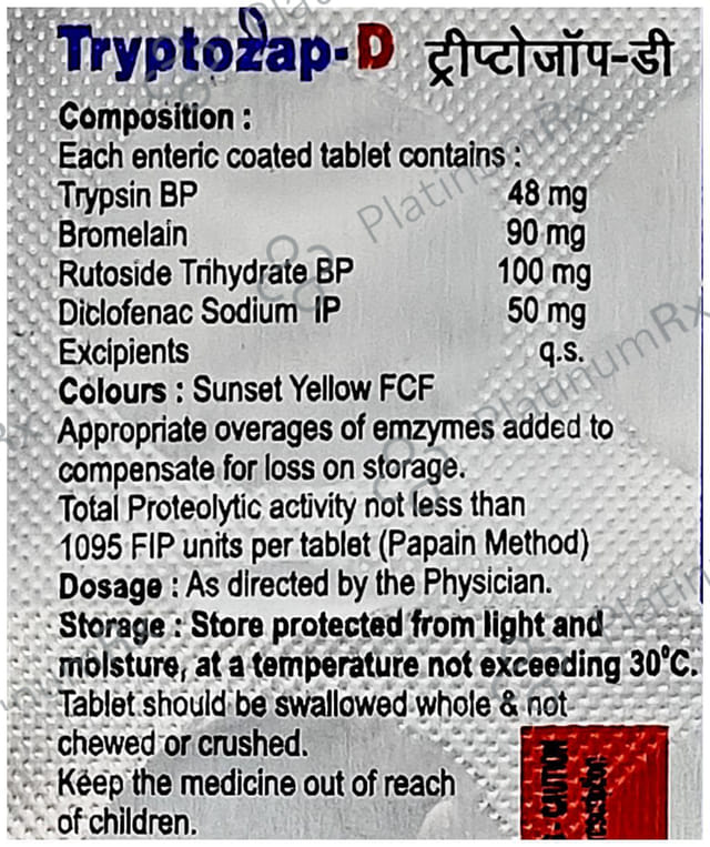 Tryptozap D Tablet