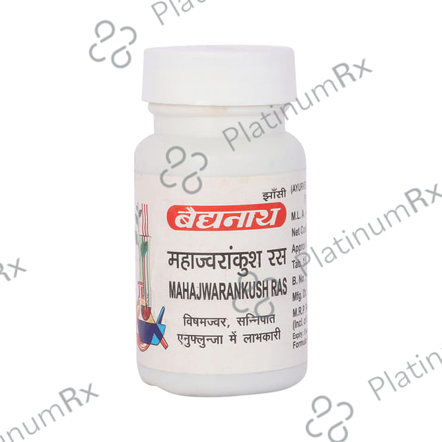 Baidyanath (Jhansi) Mahajwarankush Ras Tablet