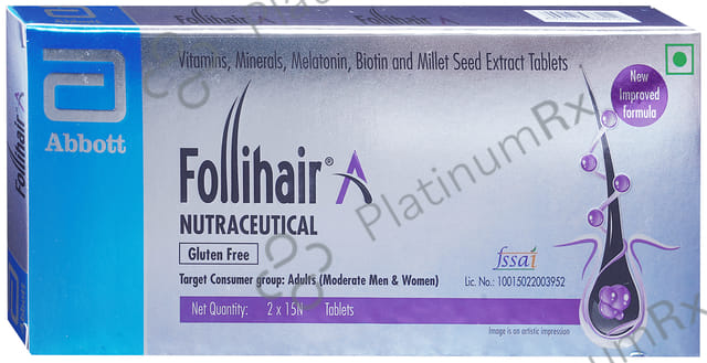 Follihair A Gluten Free Tablet 15s