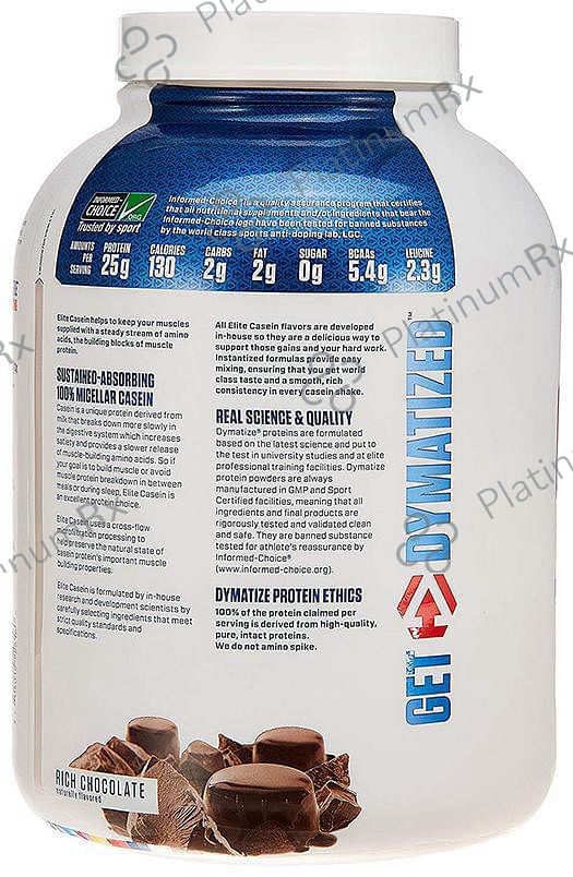 Dymatize Nutrition Elite Casein Powder Rich Chocolate 4 lb
