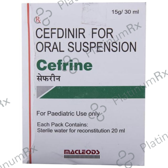 Cefrine 125mg Oral Suspension 30ml