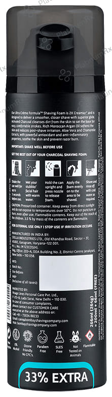 Bombay Shaving Company Charcoal Shaving Foam 266ml