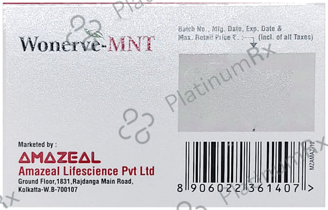 Wonerve Mnt 75mg/10mg/1500mcg Tablet