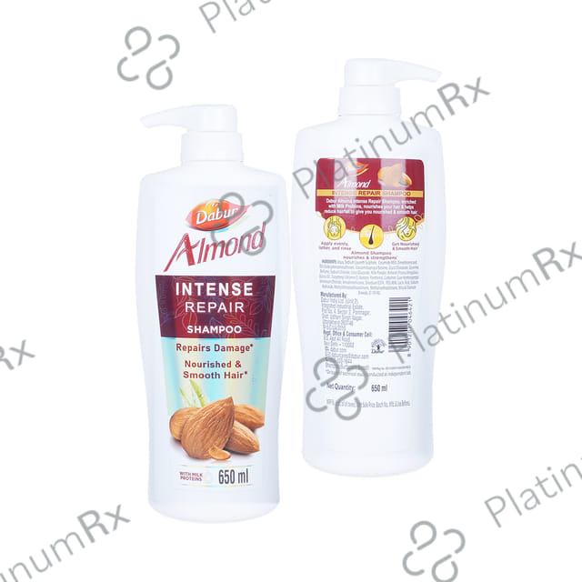 Dabur Almond Shampoo - For Nourished & Smooth Hair - Helps in Hair Strenghtening, Nourishment
