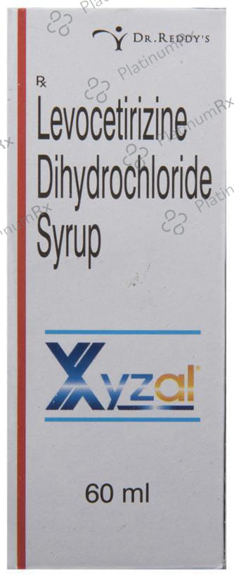 Xyzal 2.5mg Syrup 60ml