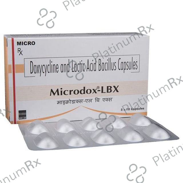 Microdox LBX 100mg/5B Capsule 10s