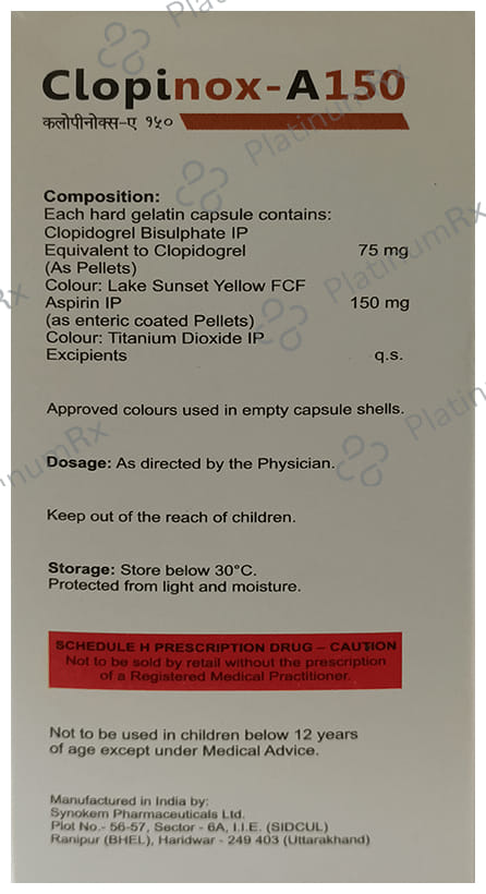 Clopinox A 150/75mg Capsule 15s