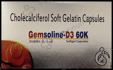 Gemsoline-D3 60K Capsule for Bone and Immune Health 8 Capsule