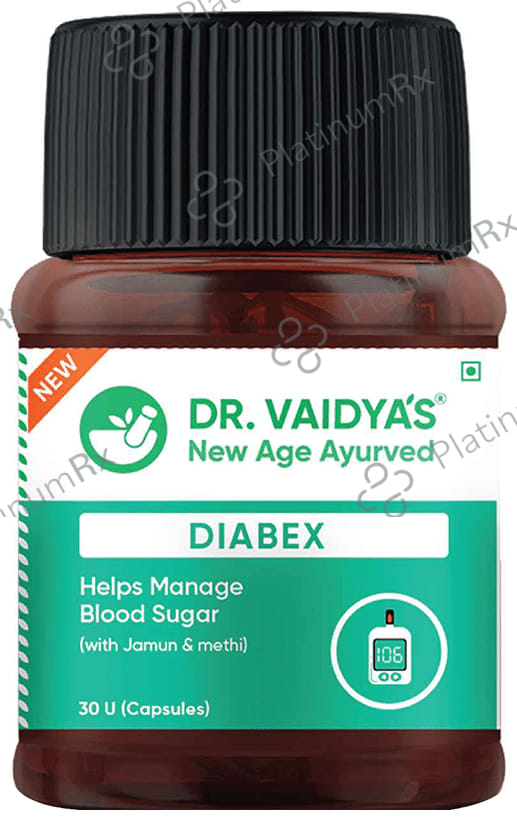 Dr. Vaidya's Diabex Capsule (30 Each)