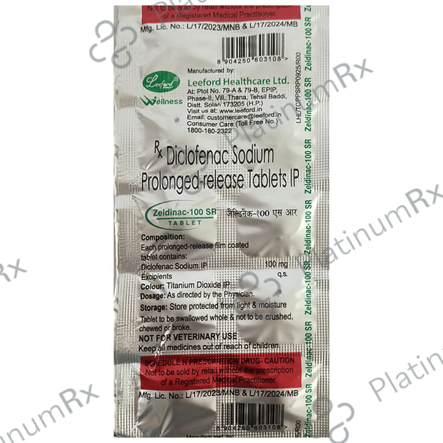 Zeldinac 100 Tablet SR