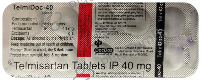 Telmidoc 40 Tablet