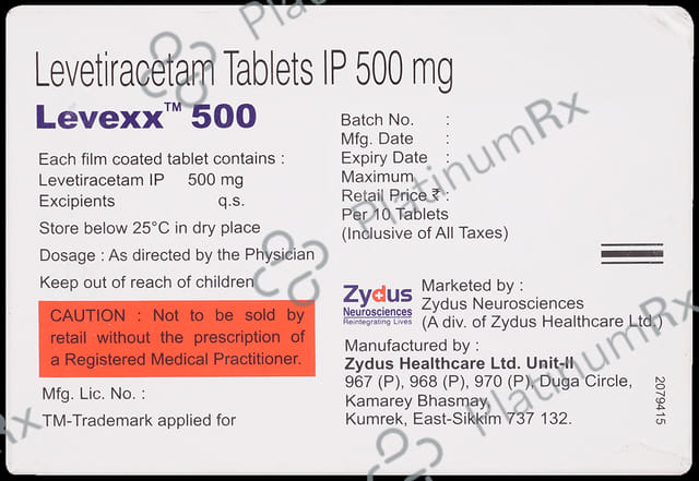 Levexx 500mg Tablet 10s