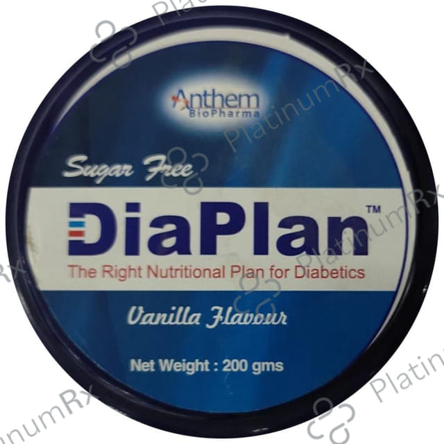 Diaplan Sugar Free Vanilla Powder 200gm