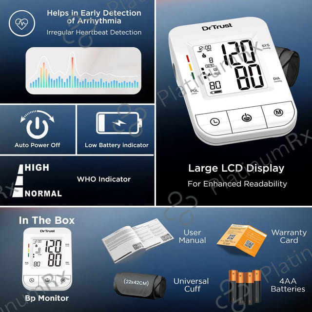 Dr Trust USA BP Icheck Pro Monitor 116 (Average Of Last Two Measurements)