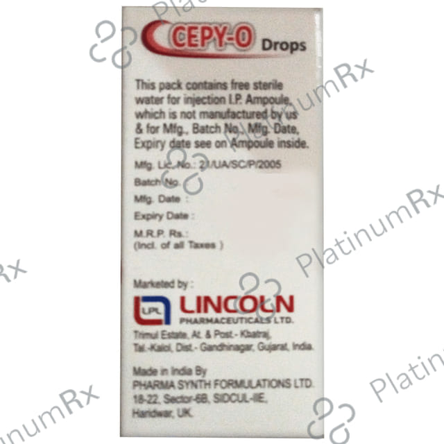 Cepy O Oral Drops Orange Flavour 10ml