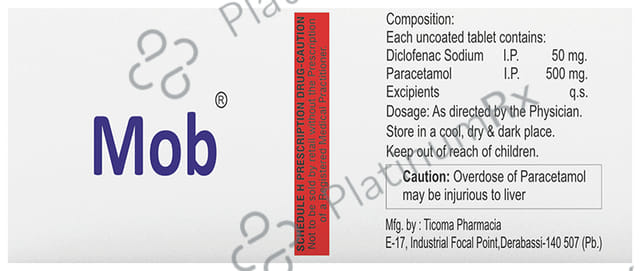 Mob 50/325mg Tablet