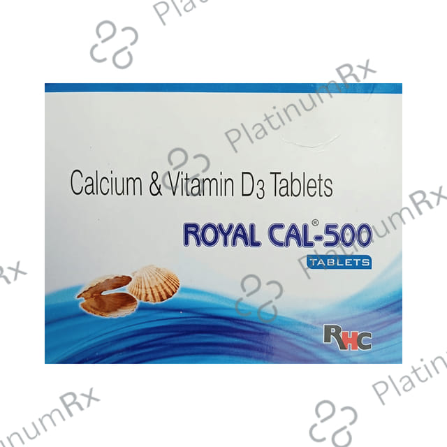 Royal Cal 500mg Tablet 15s