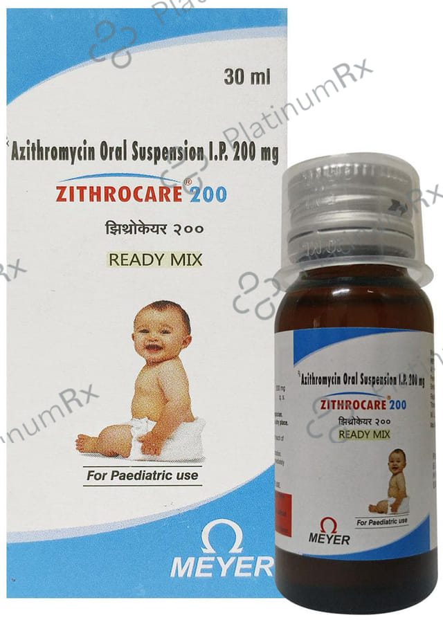 Zithrocare 200mg Suspension 30ml