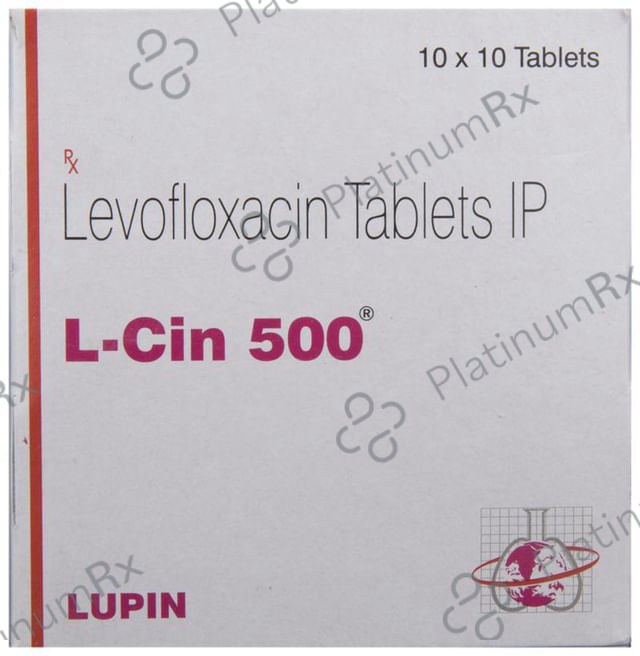 L Cin 500mg Tablet 10s